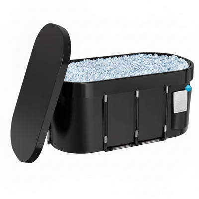 Cold Plunge Tub Designed for Recovery Routines, 140+ Gallon Capacity, Seven-Layer Insulated Walls, Portable