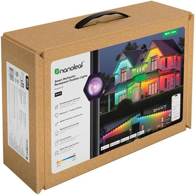 147Ft (45M) Smart Multicolor Outdoor Permanent Lights with Black Channel